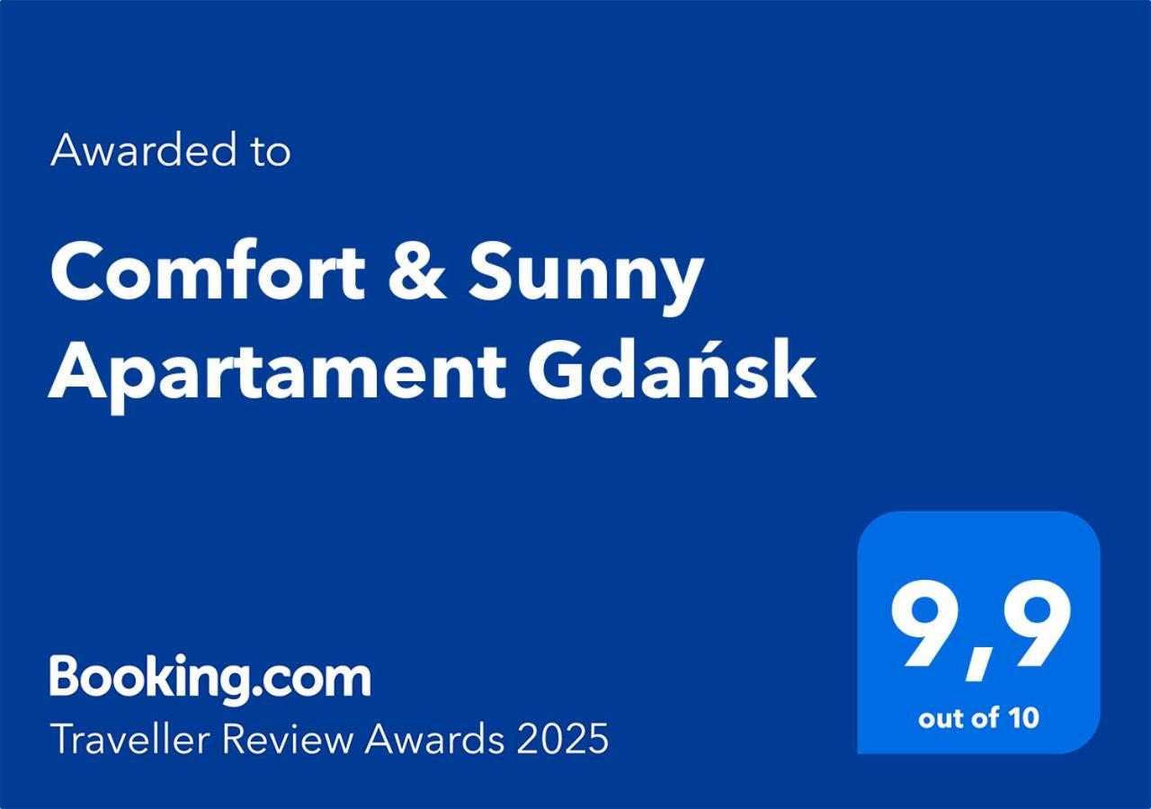 Comfort & Sunny Apartament Gdansk Dış mekan fotoğraf